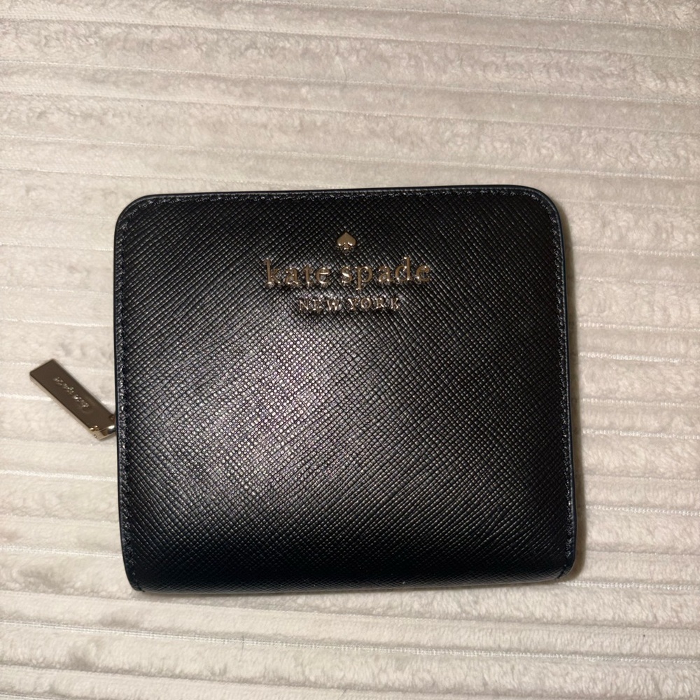 Kate Spade Black Zip-Around Wallet